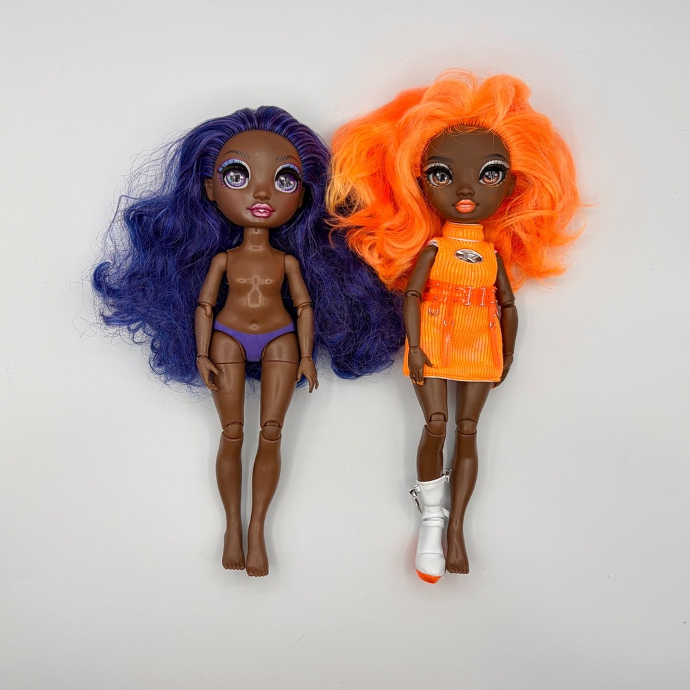 Rainbow High Fashion Doll Lot Purple Orange Hair MGA 2019 2023 Michelle Krystal